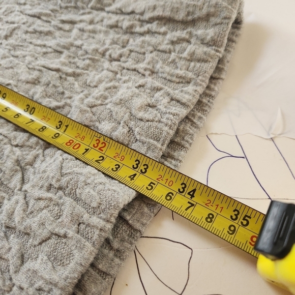 Cos Textured Short Sleeve Sweater Dress Gray size Small - Picture 10 of 16